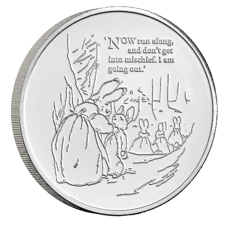Peter Rabbit 28,28 grammes de cupronickel 2021