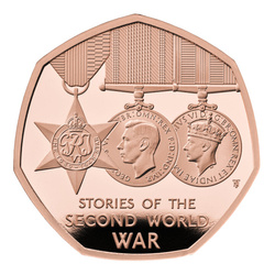 Set di 5 monete Regno Unito Oro 2025 Proof Commemorative Coin