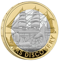 RRS Discovery 2 font aranybevonatú ezüst 2025 Proof