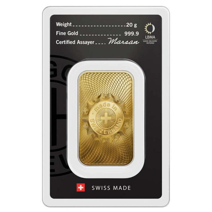Gold Bar Argor-Heraeus 20g