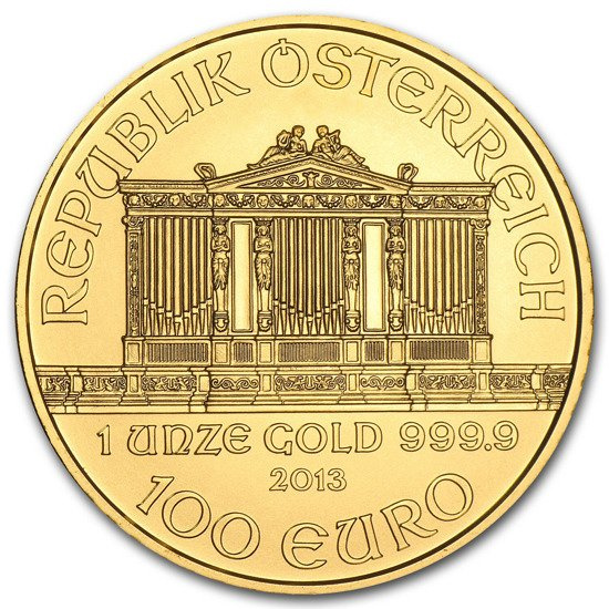 Wiedeński Filharmonik 1/2 uncji Złota 2013