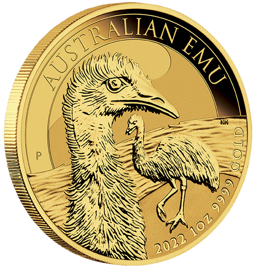 Australijski Emu 1 uncja Złota 2022