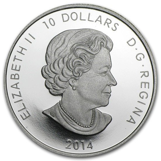 Johannes Paul II 10$ RCM Silbermünze 2014 Proof