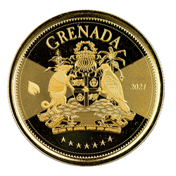 Grenada: Coat of Arms 1 uncja Złota 2021