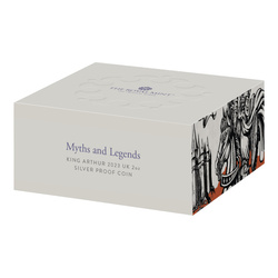 Myths & Legends: King Arthur 2 oz Silver 2023 Proof