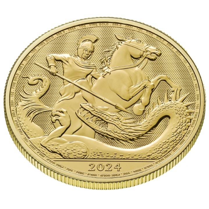 St George and the Dragon 1 uncja Złota 2024