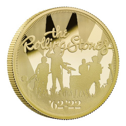 The Rolling Stones 2 unce zlata 2022 Proof