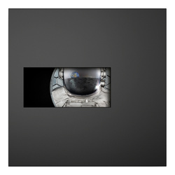 Isole Cook: Real Heroes - Astronauta colorato 1000 grammi d'argento 2024 Black Proof