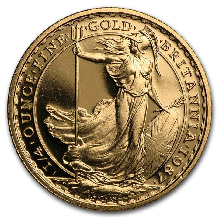 Britannia 1/4 once d'or 1987 Proof