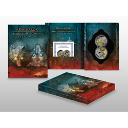 Ragnarök: Sköll & Hati Geminus pozłacany 2 x 1 uncja Srebra 2024