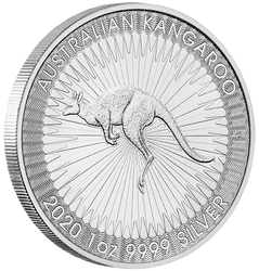 Australský klokan 1 unce stříbra 2020 BALÍČEK 25 KS