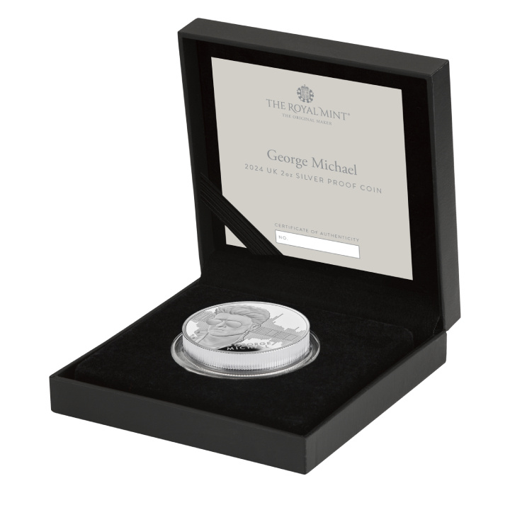 George Michael 2 oz Silber 2024 Proof