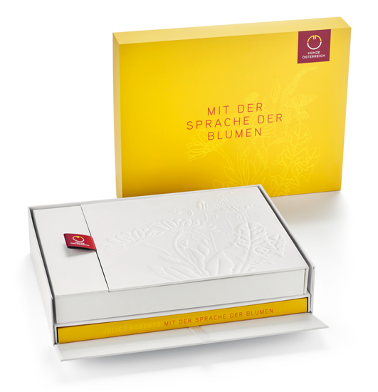 Coffret avec livre de la série The language of flowers