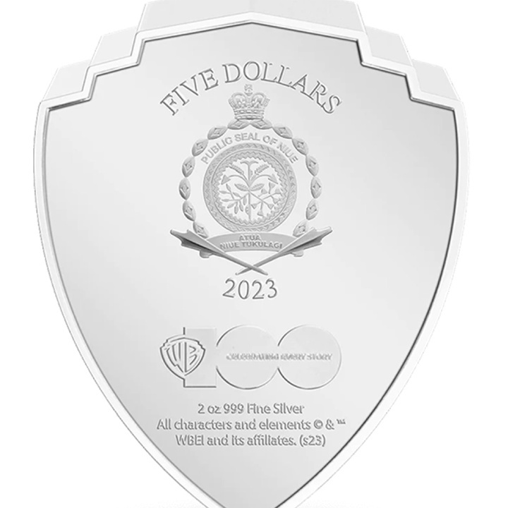 Niue: Looney Tunes Mashups - The Wizard of Oz coloured 2 oz Silver 2023 Proof
