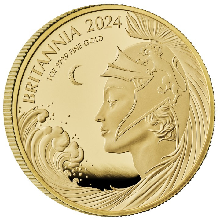 Set di 6 monete Premium Britannia Oro 2024 Proof
