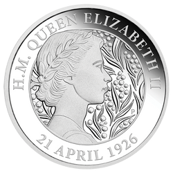The 95th Birthday of Her Majesty the Queen 1 oz Silber 2021 Proof 