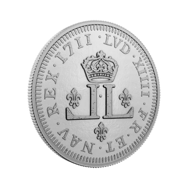 Canada Relicvele Noii Franțe - Louis XIV 30 Deniers 5 oz Argint 2022 Proof