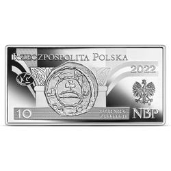 Polskie banknoty obiegowe - zestaw srebrnych monet 10 - 500 zł 2022 Proof