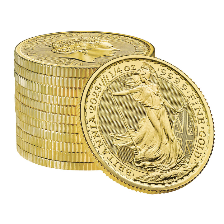 Britannia - Queen Elizabeth II 1/4 uncji Złota 2023