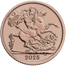Gran Bretagna: 1/2 Sovrano d'oro 2025
