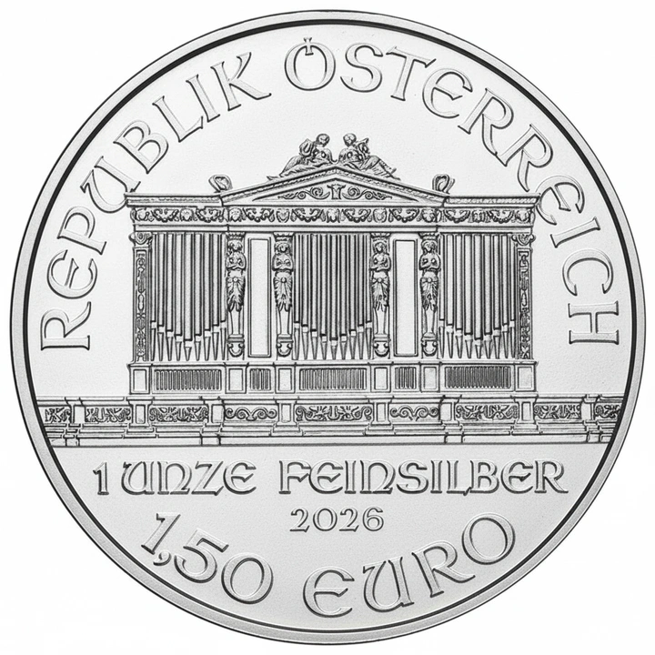 Vienna Philharmonic 1 oz Argint 2026
