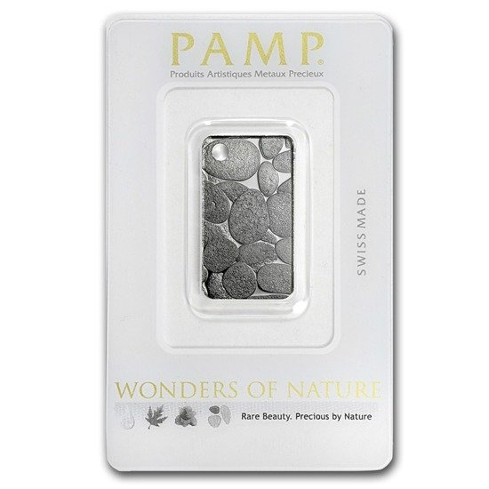 10 grammi Lingotto d'argento Pamp River Stones