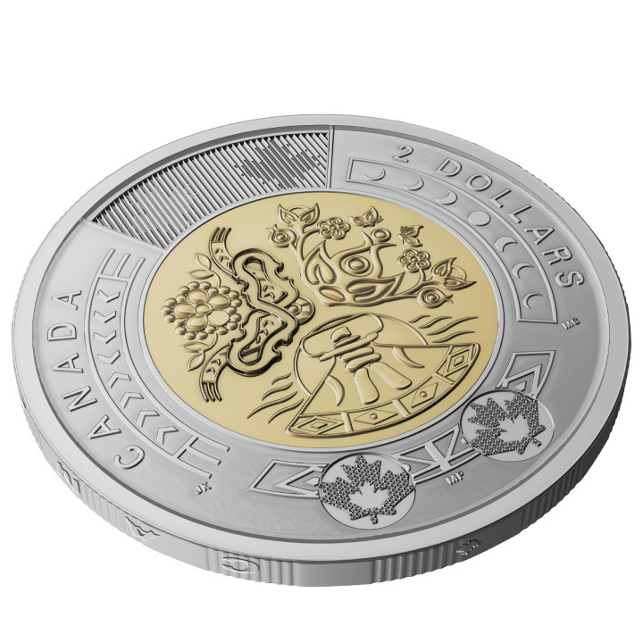 Set Canada National Indigenous Peoples - Card suvenir comemorativ de colecție 7 monede 2023