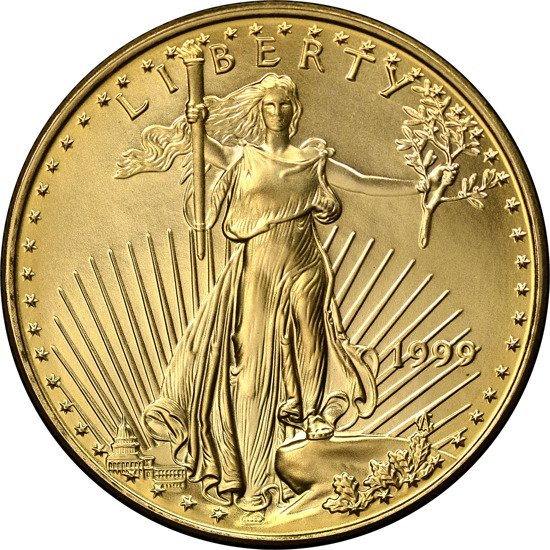 American Eagle 1/2 oz Gold 1999