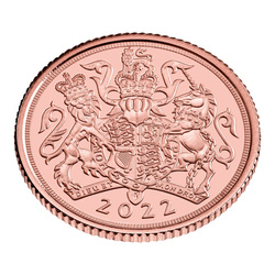 Royaume-Uni : 1/4 souverain Elizabeth II 2022