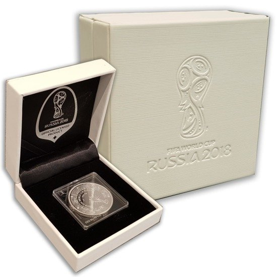 Austrálie 1 unce stříbra 2018 FIFA World Cup 2018 Proof