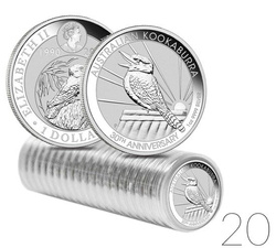 Cucaburra 1 oz Plata 2020 PAQUETE DE 20 PAQUETES