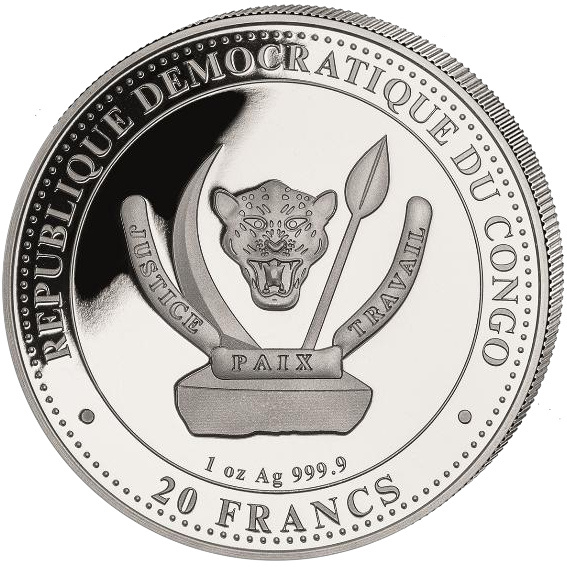 Pièce d’argent Prehistoric Life II - Tupandactylus colorisée 1 once d’argent 2026