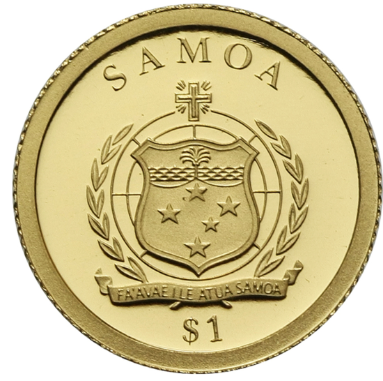 Niccolò Copernico 0,5 g Oro 2010 Proof