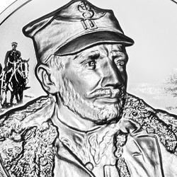 Mjr Henryk Dobrzański « Hubal » 10 zł Argent 2024 Proof High Relief