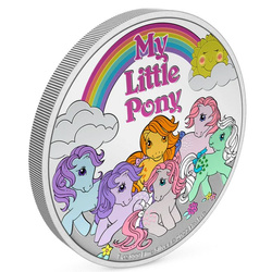 Niue: My Little Pony coloreado 1 oz Plata 2022 Proof
