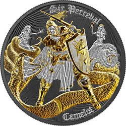 Niue Camelot - Sir Perceval 1 oz plata 2026 Multimetal
