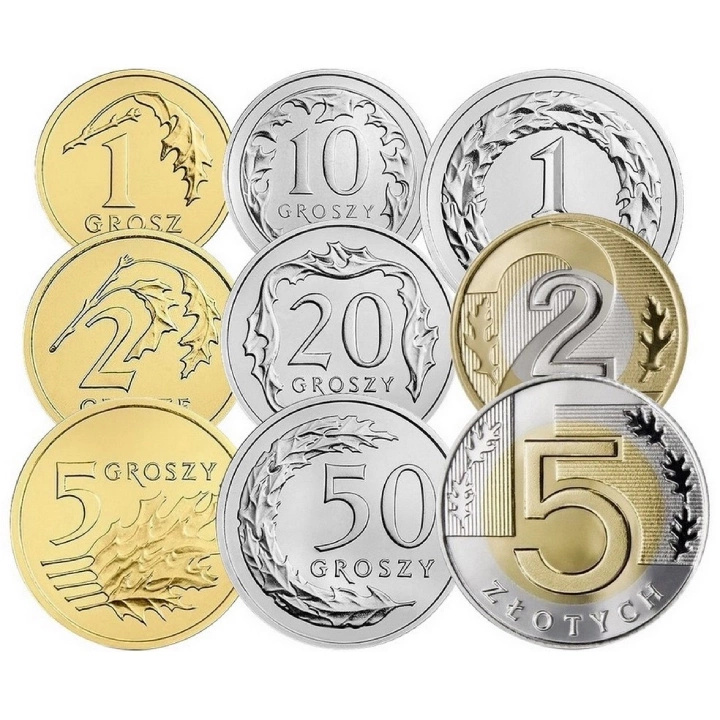 Monede Circulante Poloneze Boleslav cel Viteaz - set monede 1 gr - 5 zl 2025