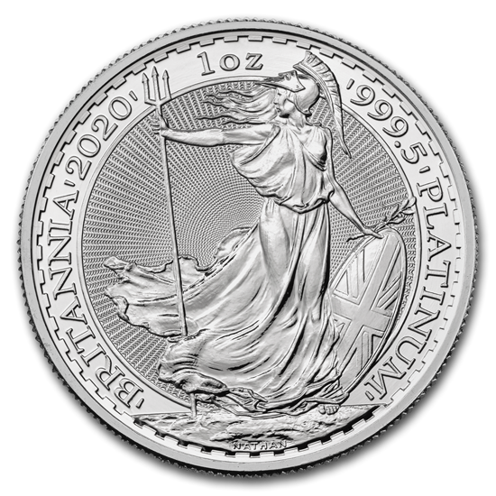 Britannia 1 uncja Platyny 2020