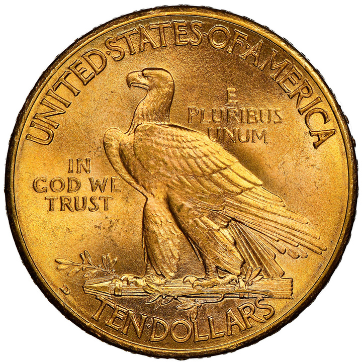 Indian Head $10 zlato 1910