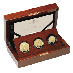 Set of 3 premium Britannia Gold 2022 Proof coins