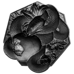 Original Sin 2 uncje Srebra 2023 Stackable High Relief Antiqued