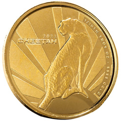 Cameroon: Cheetah 1/10 uncji Złota 2022 