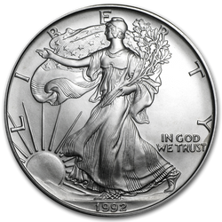American Eagle 1 oz Plata 1992