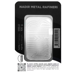 Nadir 100 g Silberbarren