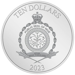 Niue: Disney Mickey & Friends -The Sensational Six coloured 3 oz Silber 2023 Proof