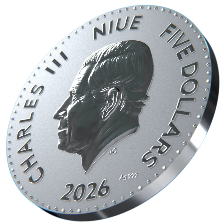Niue: Year of the Horse 2 onzas Plata 2026 Prooflike