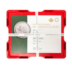 Hoja de arce canadiense 10 oz Plata