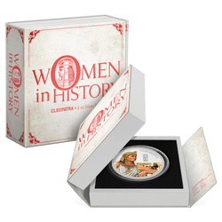 Niue: Women in History – Cleopatra coloured 1 oz Silber 2023 Proof