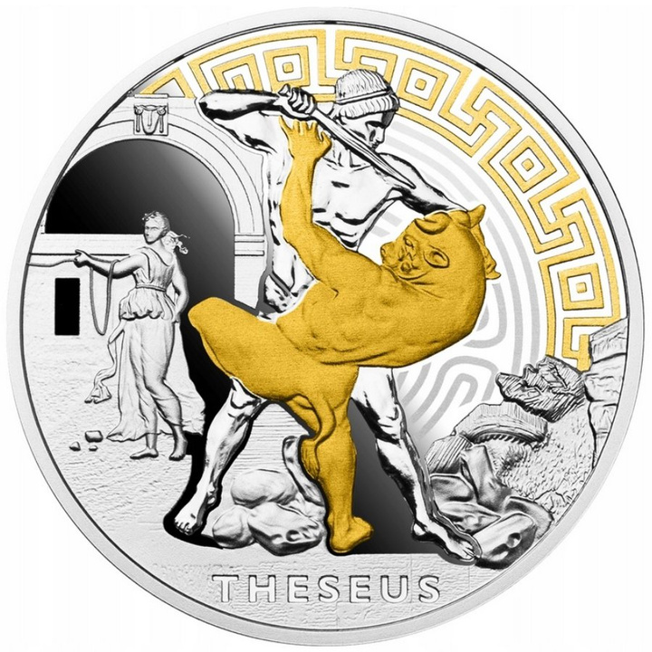 Moneda de Argint Polish Mint - Tezeu 1 oz Argint 2024 Proof