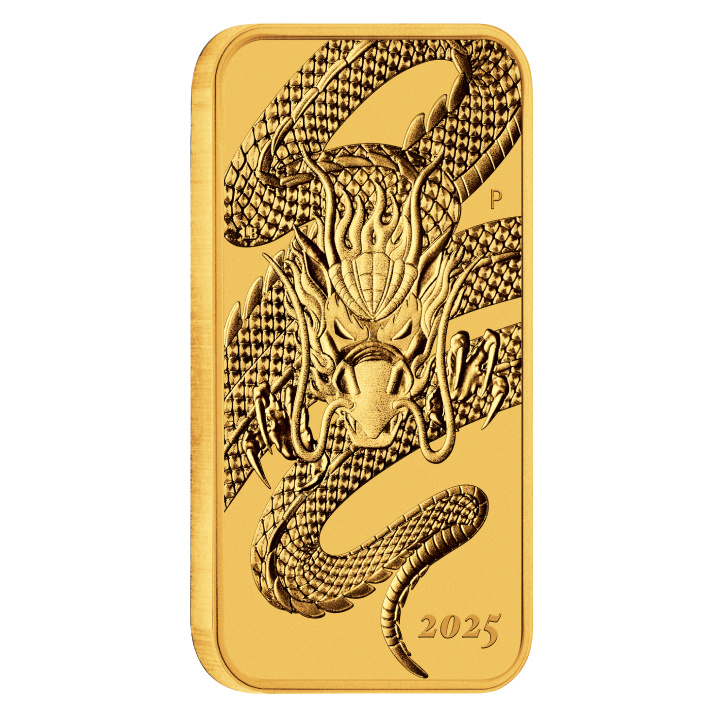 Dragon Rectangular Coin 1 oz Gold 2025